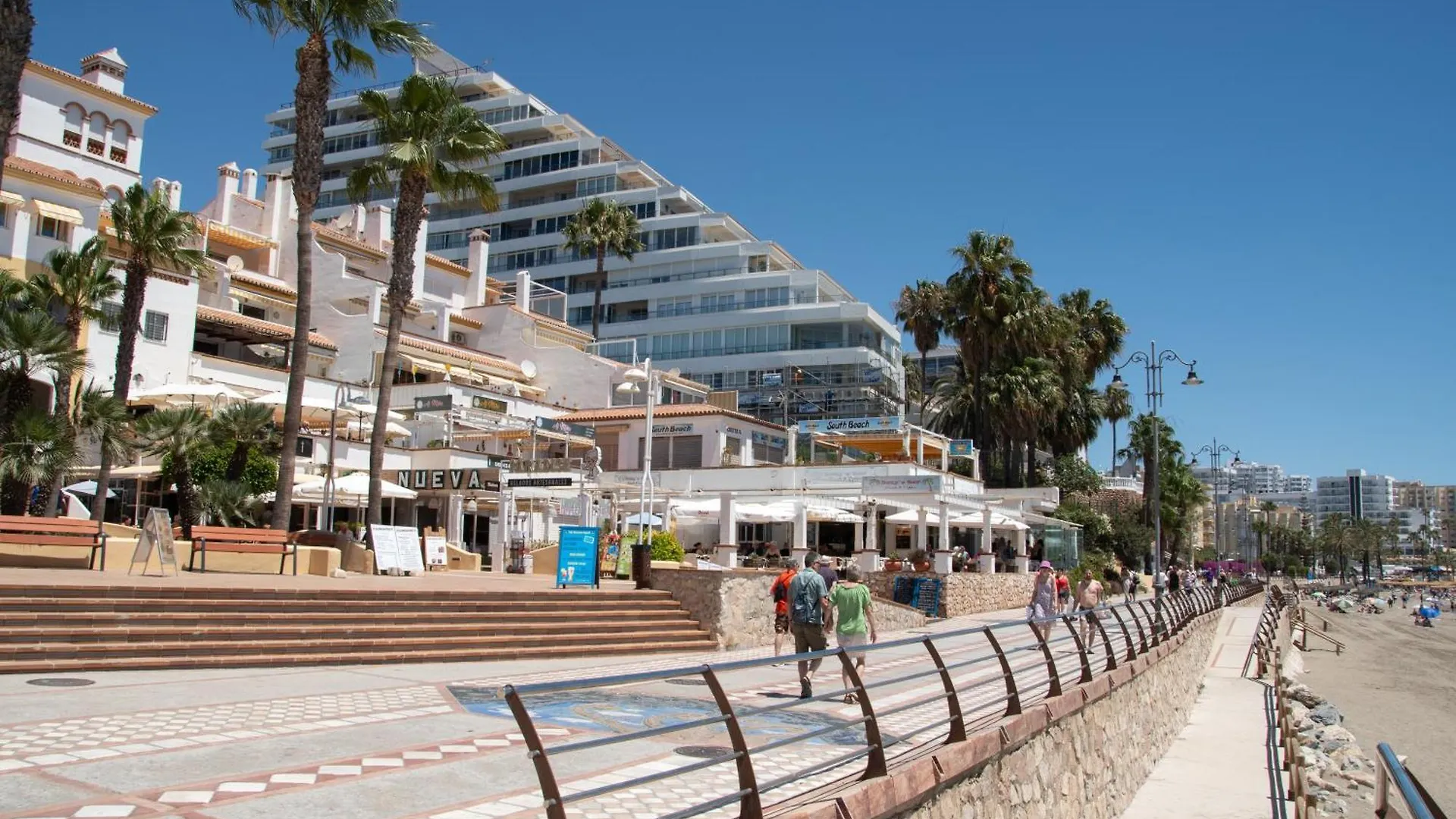 Luxury Frontline Beach Apartment With Sea View Benalmadena Spain